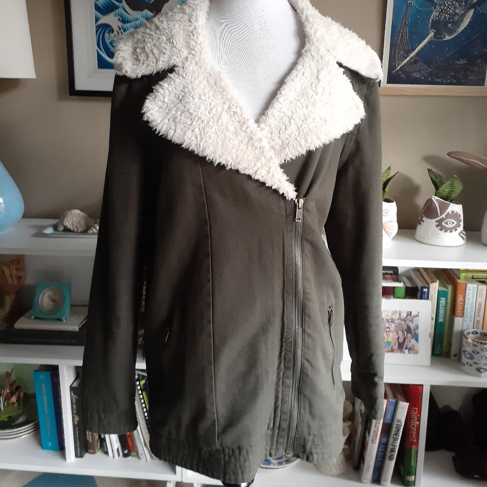 🌈QSW Women's Moto Style Coat 🌈Rare